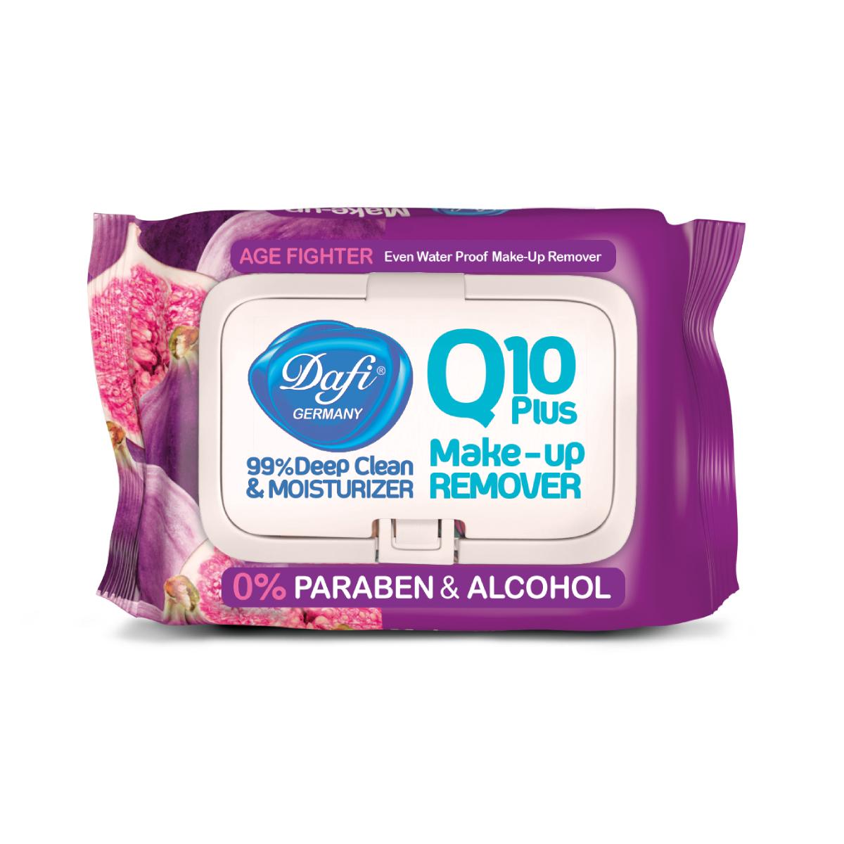 Dafi Q10 Age Fighter Makeup Remover Wet Wipes Seylaneh Sabz Co